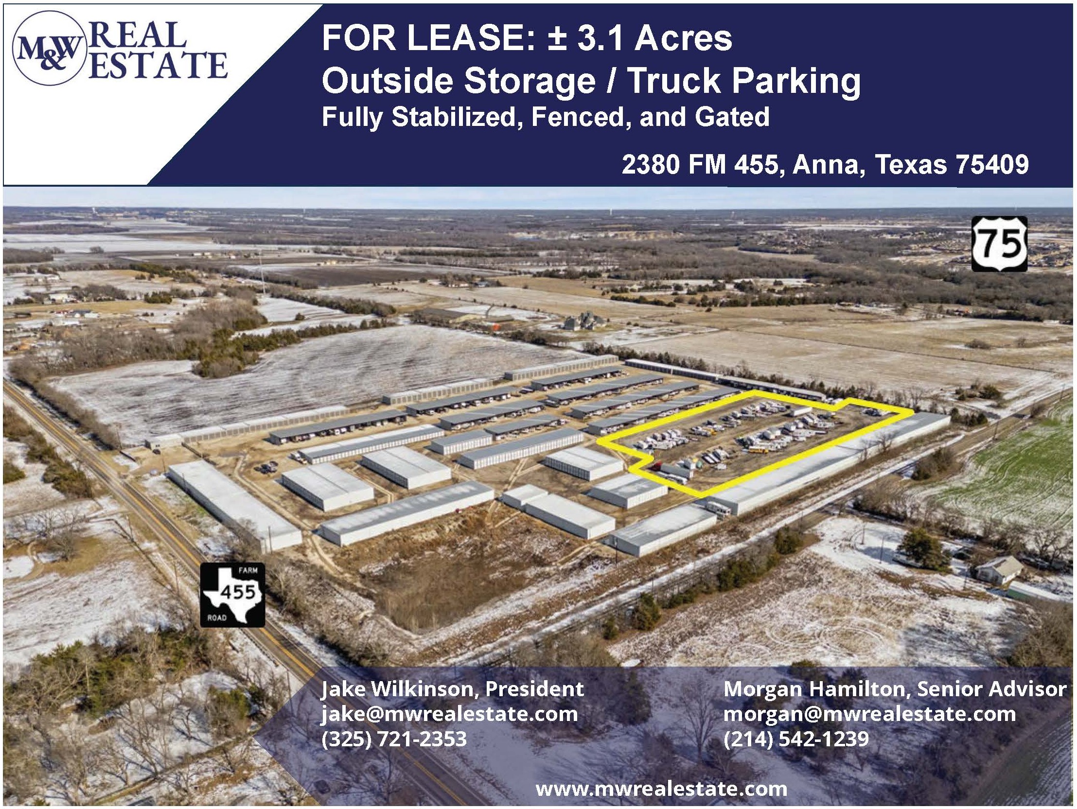 M&W Real Estate Lease 2380 FM 455 Anna TX 75409